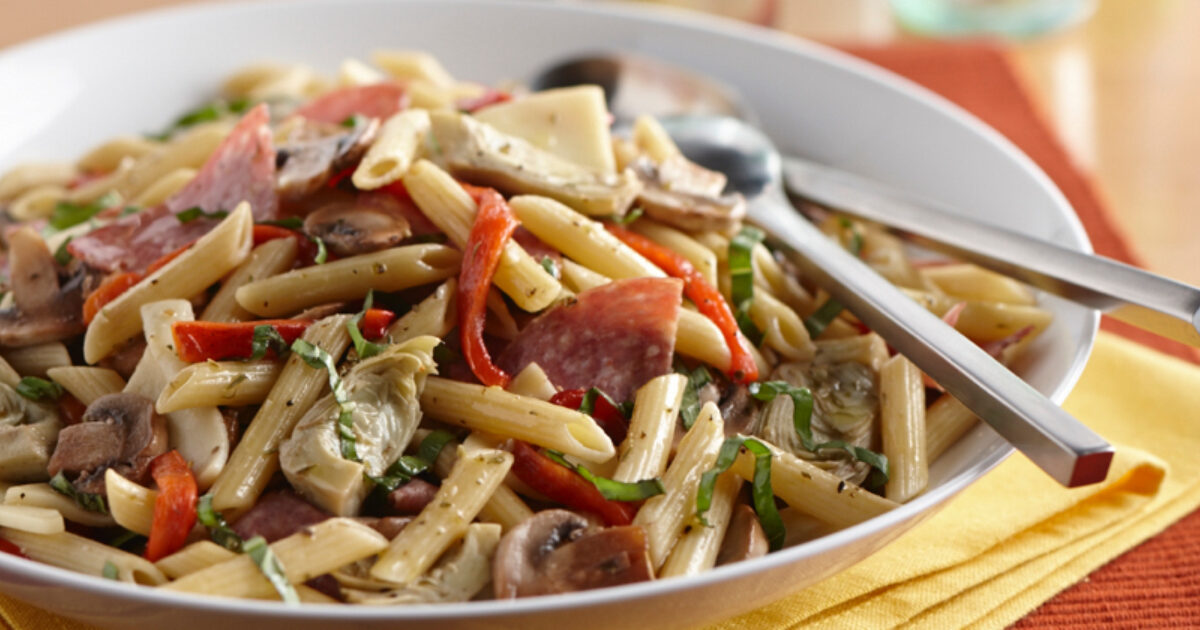 Antipasto Pasta Salad Dreamfields Foods