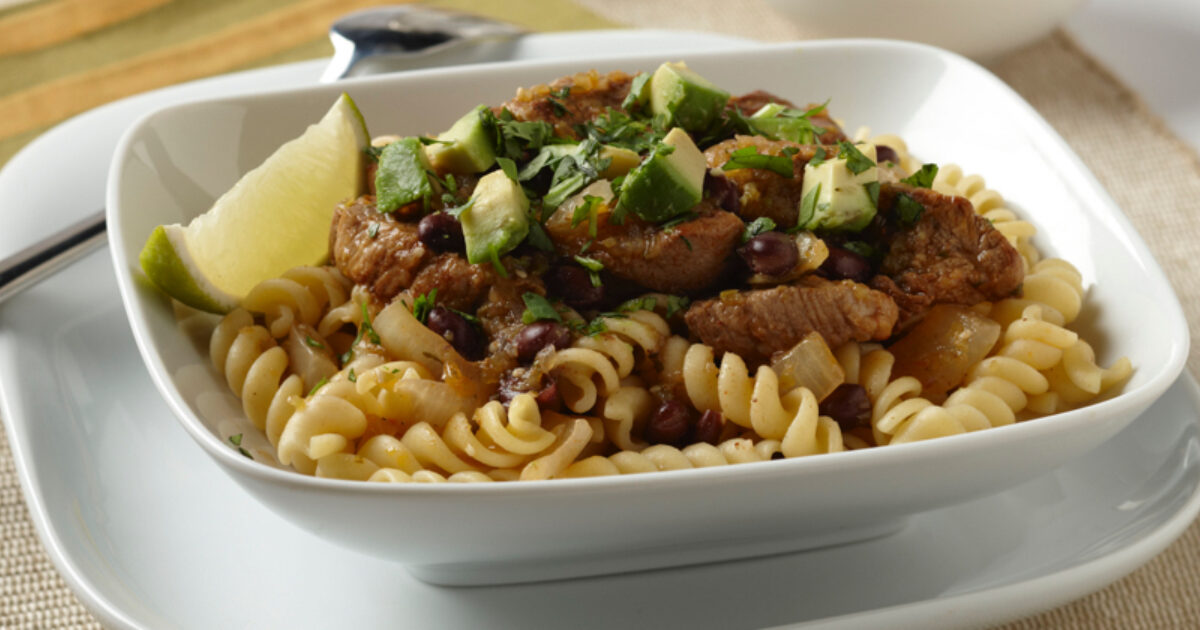 Salsa Verde Pork & Pasta Stew Dreamfields Foods