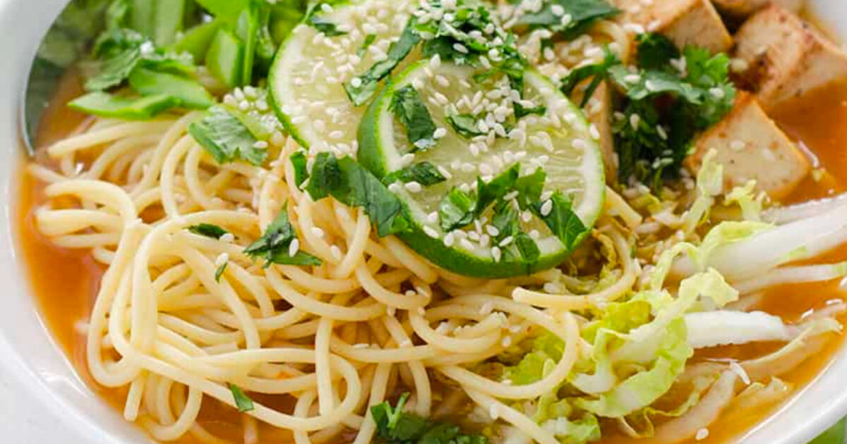 Spicy Asian Noodle Bowl Dreamfields Foods