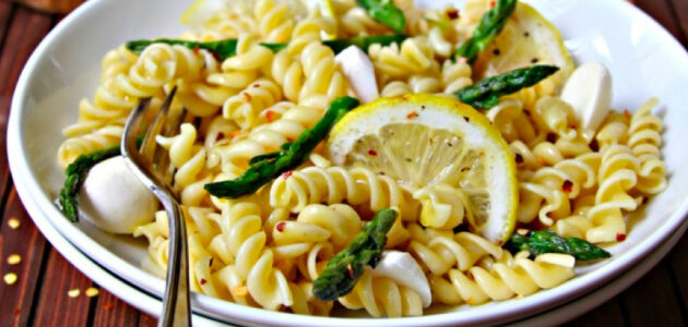 Asparagus and Lemon Rotini - Dreamfields Foods