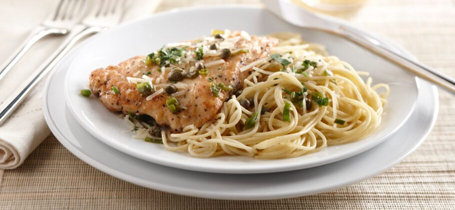 Chicken Piccata With Angel Hair Dreamfields Foods