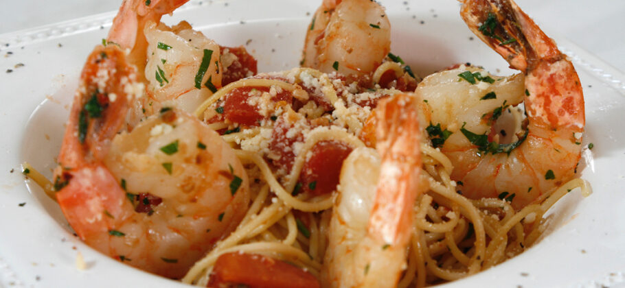 Angel Hair Pasta with Shrimp and Basil Recipe