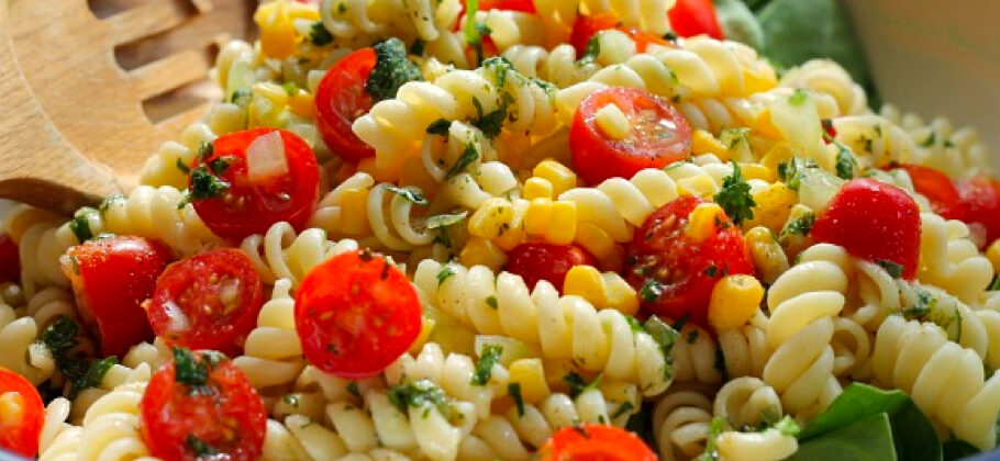 Garden Fresh Pasta Salad With Cilantro Lime Drizzle Dreamfields